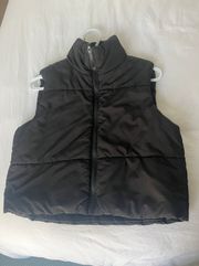 Black Puffer Vest