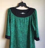 Annalee + hope medium green and black top