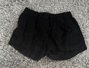 Black Linen Shorts Size Small