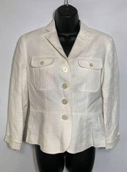 Chaps Linen Blazer