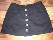 Very J black skort size Small