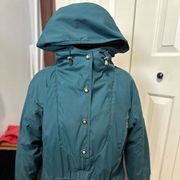Boulder Gear Womens Size 8 Turquoise Hooded Winter Jacket