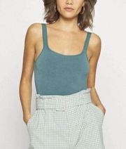 BDG Imogen Tank Top in Blue Green Size Medium