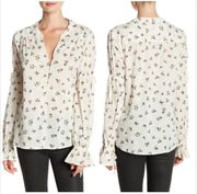 NWT PAIGE Yardley Split Neck‎ Blouse