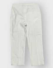 Women’s Size 4 White Cropped Cotton Blend Pants