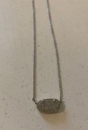 Silver Elisa Pendant Necklace