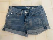 Denizen Levi's Low Rise Shortie Jean Shorts