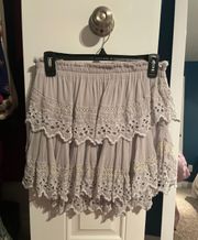 Ruffle Mini Skirt