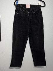 black  crosswaist jean