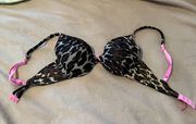 Betsy Johnson Intimates Cheetah Bra 34B