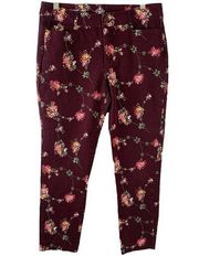 St John’s Bay floral straight leg women’s Size 8