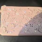 Pink Blush Lasercut Floral Studded stones Wristlet