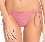 Robin Piccone Lily Side Tie Pink Bikini Bottoms