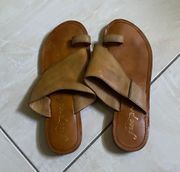 New  Leather Sandals Size 8