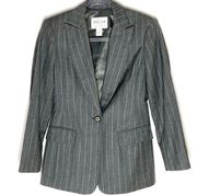 Oscar de la Renta vintage wool pinstripe blazer