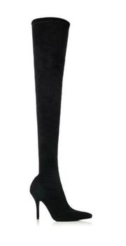 Azalea Wang Black Thigh High Boots