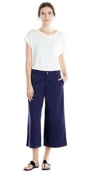 NEW Joie Navy Cherie Gaucho Wide Leg Crop Pants