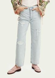 Scotch & Soda The Ripple Straight-Fit Jeans in Beach Treat size 28