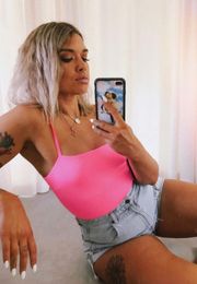 Aarush Bodysuit Neon Pink