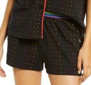 ROOM SERVICE Women's Rainbow dots  pajama Shorts