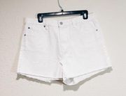 Volcom White Denim Shorts - Size 31