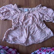 Old Navy  Pink Picnic Shirt