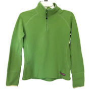 Vineyard Vines 1/4 Zip Fleece Womens Jacket Pullover Longsleve Lime Green