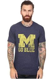 Men's Michigan Go Blue Short Sleeve Tee Navy T-Shirt