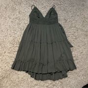 Boutique Mini Dress Green size medium