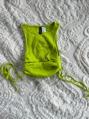 Neon Drawstring Tank Top