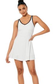 energize active white scoop dress - medium