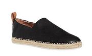 Kenneth Cole Women’s Leather Black Espadrille Flats Size 8