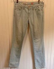 Pilcro and the Letterpress light wash straight leg jean