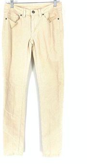 Patagonia Women's Size 29 Slim Fit Corduroy Pant Skinny Legs Tan Organic Cotton