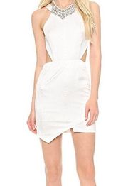 StyleStalker White Dress True Romance Jacquard M