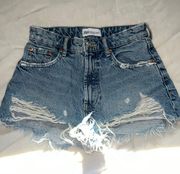 High Waisted Jean Shorts