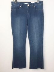 LC Lauren Conrad Kick Boot Mid-Rise Capri Jeans Size 4