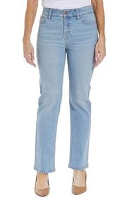 French Connection Ladies Classic Straight Denim Jeans- Light Wash. Size 12