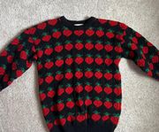 Vintage Sweater Strawberry 