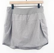 KYODAN Skort Size Large Skirt with Attached Shorts Gray Athletic Athleisure Gym