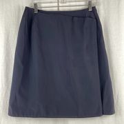 Giorgio Armani Navy A-Line Skirt