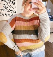 Hem & Thread Striped Sweater