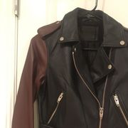 🆕LF Carmar Leather Moto Jacket Black/Brown XS