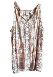 NWT Rachel Zoe Linen Tassel Sleeveless Blouse