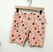 NWT Disney Aristocats Orange Bike Shorts Size L