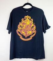 Hogwarts Black Logo Graphic T-shirt