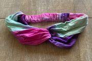 Urban Outfitters tie dye wide stretchy headband