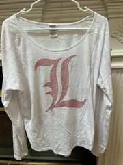 Pink Victoria Secret University Of Louisville Top