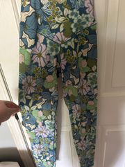 Floral Crossover Leggings