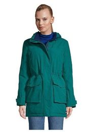 Lands End Squall Insulated Waterproof Winter Parka Jacket Jade Emerald 2X NWOT